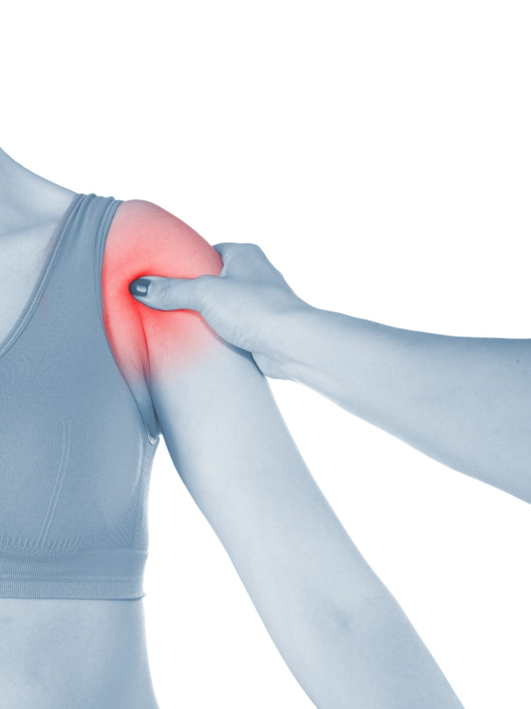 Physiotherapy treatment for shoulder pain, aches and tension. It is also used for prevention and treatment in competitive sports.