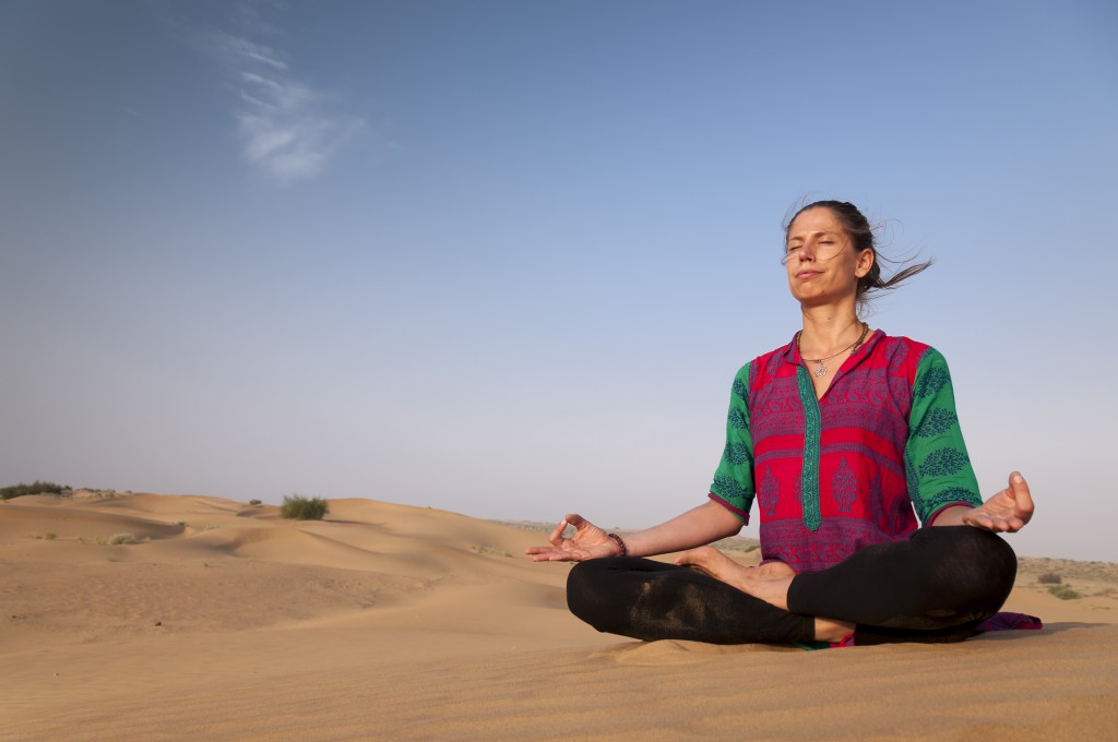 Yoga lässt Körper und Geist entspannen.