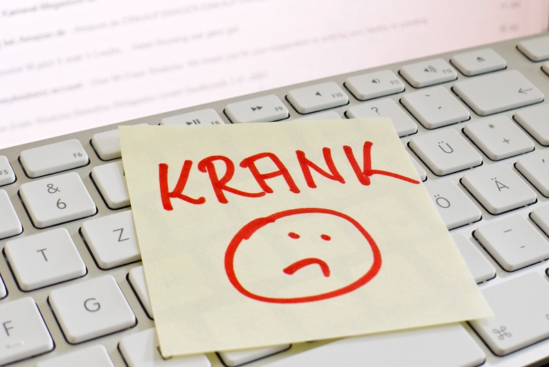 Arbeitnehmer wieder öfter krank Heilpraxis