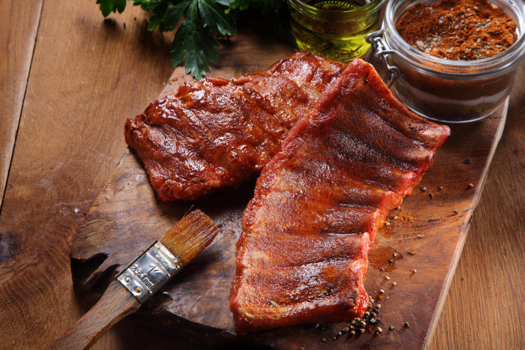 Fleisch wurde mariniert