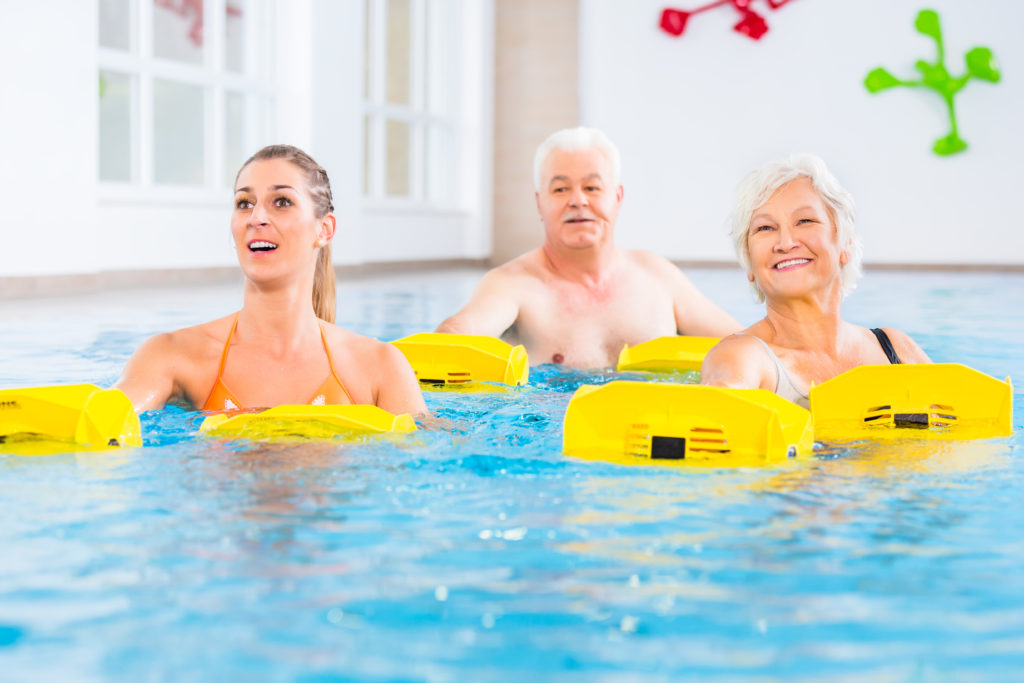 Stärkt die Muskeln und fördert die Ausdauer: Aqua-Training. Bild: Kzenon - fotolia