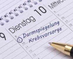 Kalendereintrag zur Darmkrebsvorsorge