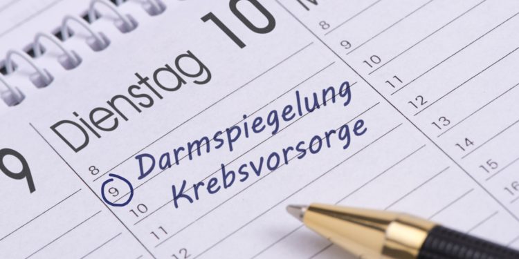 Kalendereintrag zur Darmkrebsvorsorge