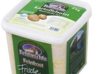 Wegen möglicherweise enthaltener Fremkörper werden die Kartoffelsalate der Marken Dolly und Feldmühle zurückgerufen. (Bild: www.lebensmittelwarnung.de)