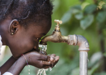 Cholerabakterien gelangen vor allem über mit  Fäkalien verunreinigtes Trinkwasser in den Verdauungstrakt des Menschen. (Bild: Riccardo Niels Mayer/fotolia.com)