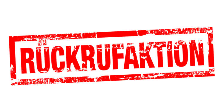 Rückrufaktion