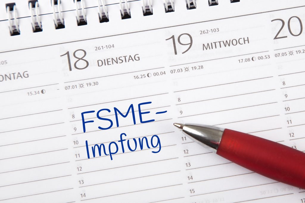 Kalendereintrag: FSME-Impfung