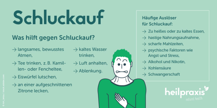 Was hilft gegen Schluckauf und was sind die häufigsten Auslöser?