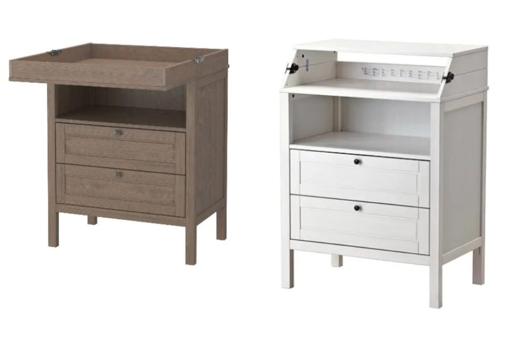 ikea baby changing dresser