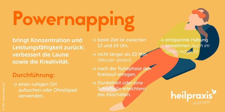 Powernapping-Anleitung