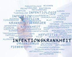 Wortwolke Infektionskrankheit