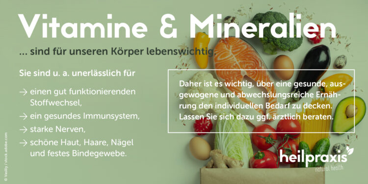 Vitamine und Mineralstoffe – Heilpraxis