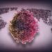 3D-Illustration einer globalen Corona-Pandemie