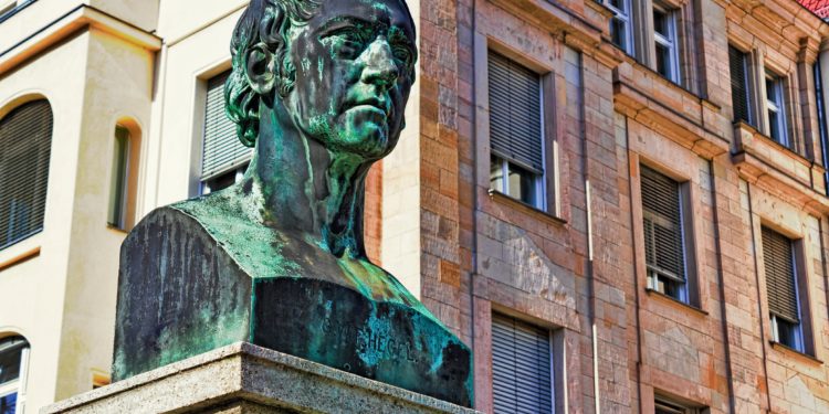 Büste des Philosophen Georg Friedrich Hegel in Berlin 