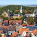 Ein Blick über die Stadt Goslar im Harz.