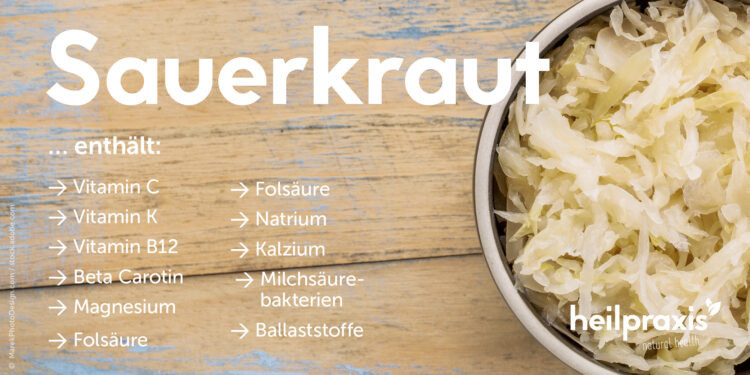 Inhaltsstoffe vom Sauerkraut