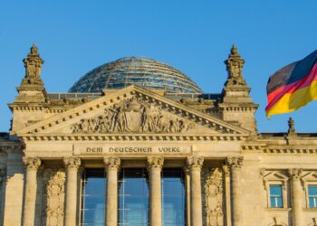 Der deutsche Reichstag in Berlin