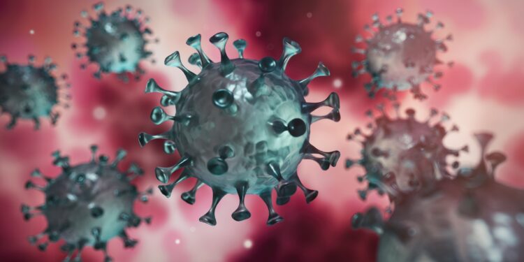 Darstellung des Coronavirus