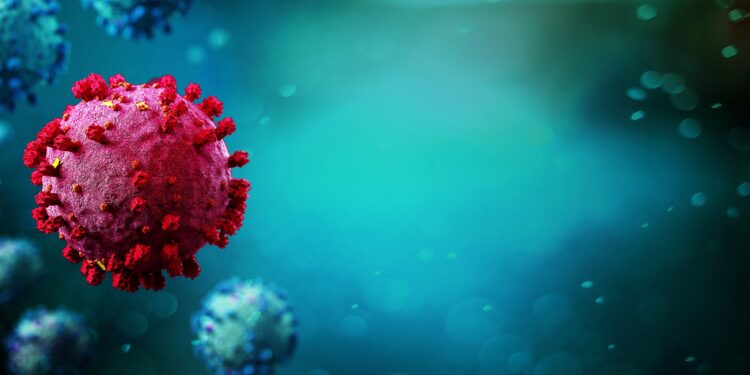Illustrazione 3D del Coronavirus