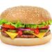 Bild eines klassischen Cheeseburgers vor weißem Hintergrund.