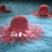3D-Illustration von Krebszellen