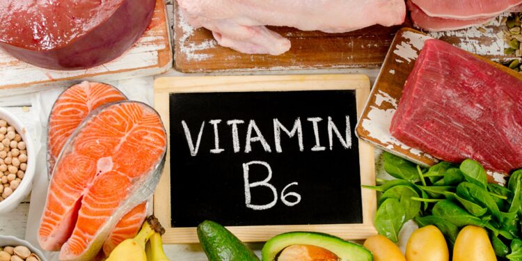 Lebensmittel mit Vitamin B6.