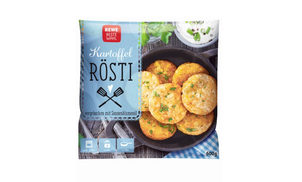 Produktabbildung "REWE beste Wahl Kartoffelrösti".