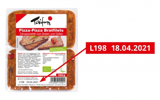 Produktabbildung Taifunf Pizza-Pizza-Bratfilets