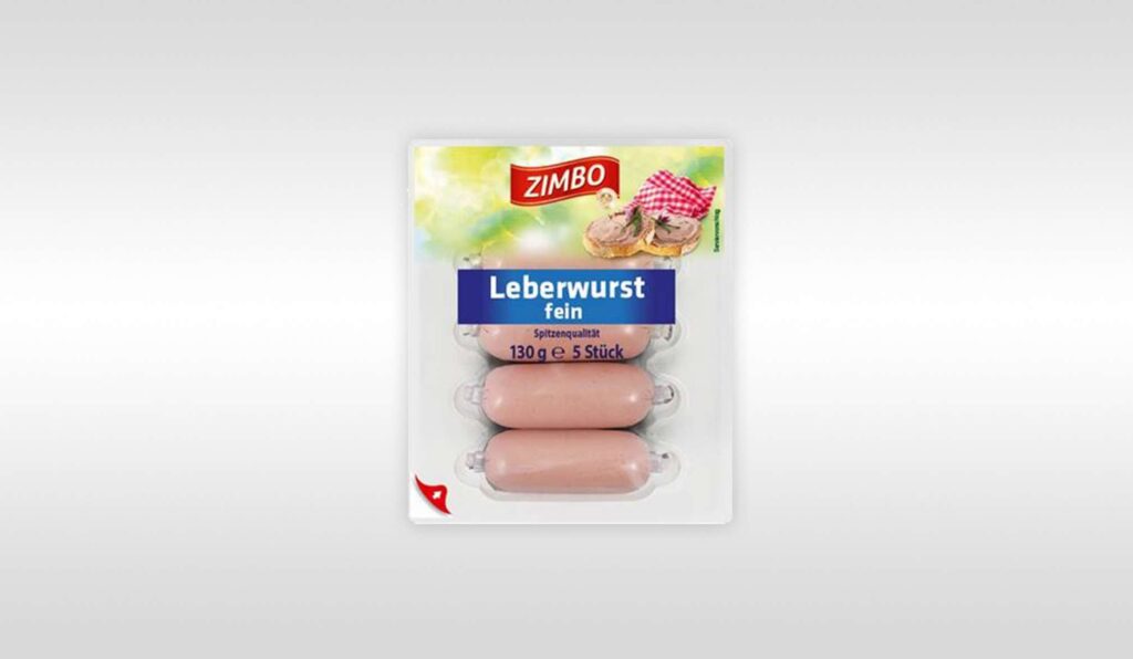 Produktabbildung einer Leberwust der Marke Zimbo.