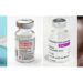 Abbildungen der Coronavirus-Impfstoffe der Hersteller Biontech/Pfizer, Moderna, Astrazeneca und Johnson & Johnson.