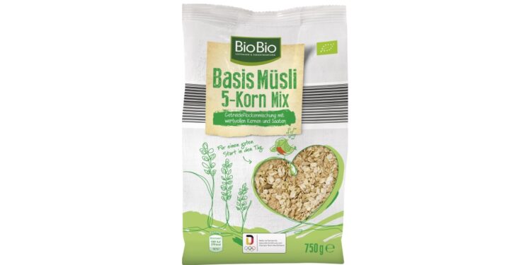 Produktabbildung: BioBio Basis Müsli 5-Korn Mix.