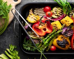 Vegetarisch belegter Grill