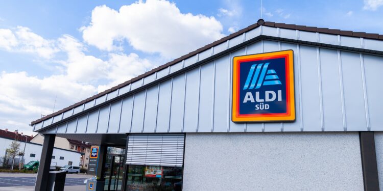 Foto einer Aldi-Süd-Filiale in Nürnberg.