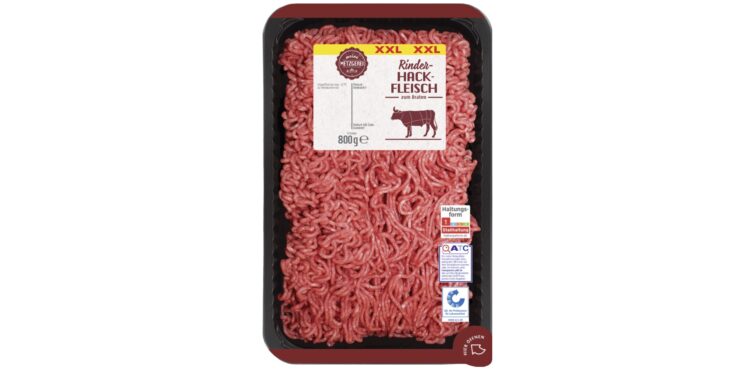 Produktabbildung: „Meine Metzgerei XXL Frisches Rinderhackfleisch“