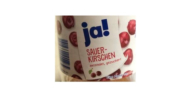 Produktabbildung "ja! Sauerkirschen"