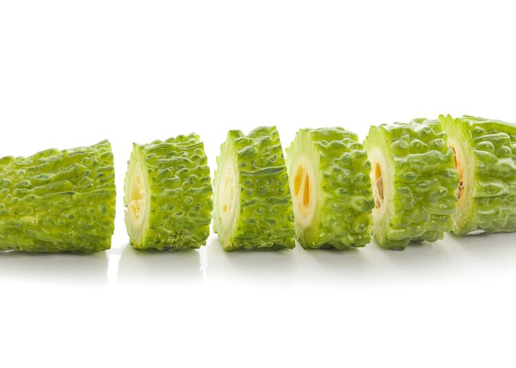 Die zur Familie der Kürbisgewächse (Cucurbitaceae) gehörende Bittergurke kann samt Kernen sowohl roh als auch beispielsweise geschmort verzehrt werden.  (Bild: sucharat/stock.adobe.com)
