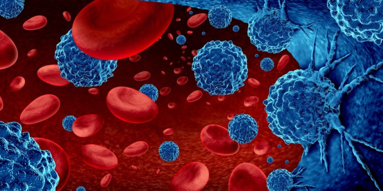 Darstellung von Krebszellen im Blut