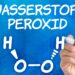 Chemische Strukturformel von Wasserstoffperoxid