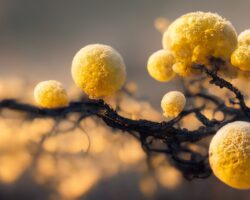 Grafische Darstellung des krankheitserregenden Pilzes Candida auris.