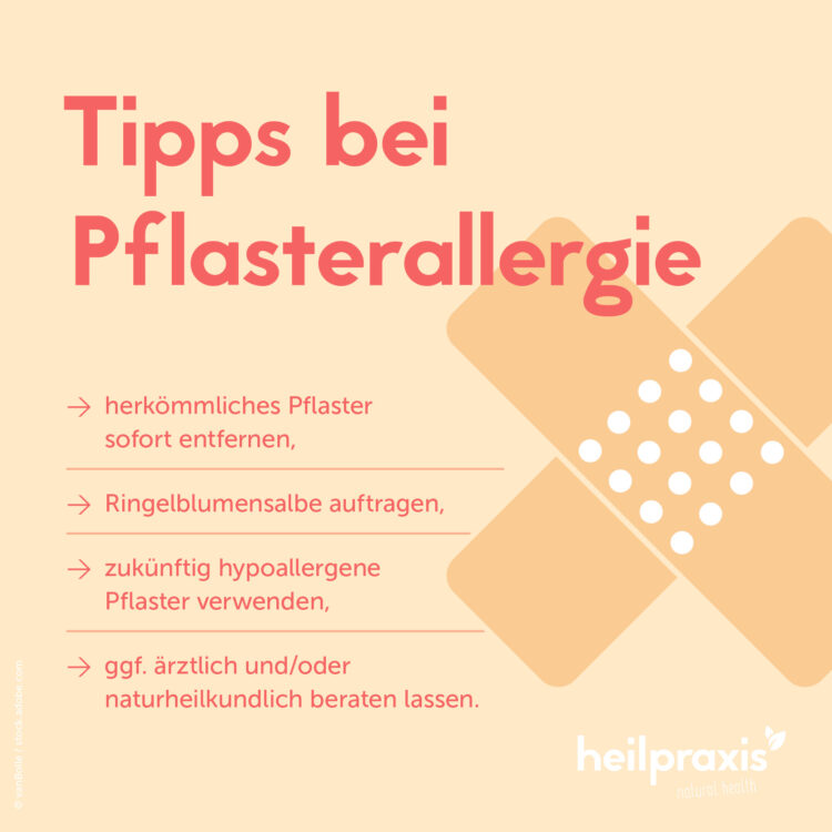 Tipps bei Pflasterallergie